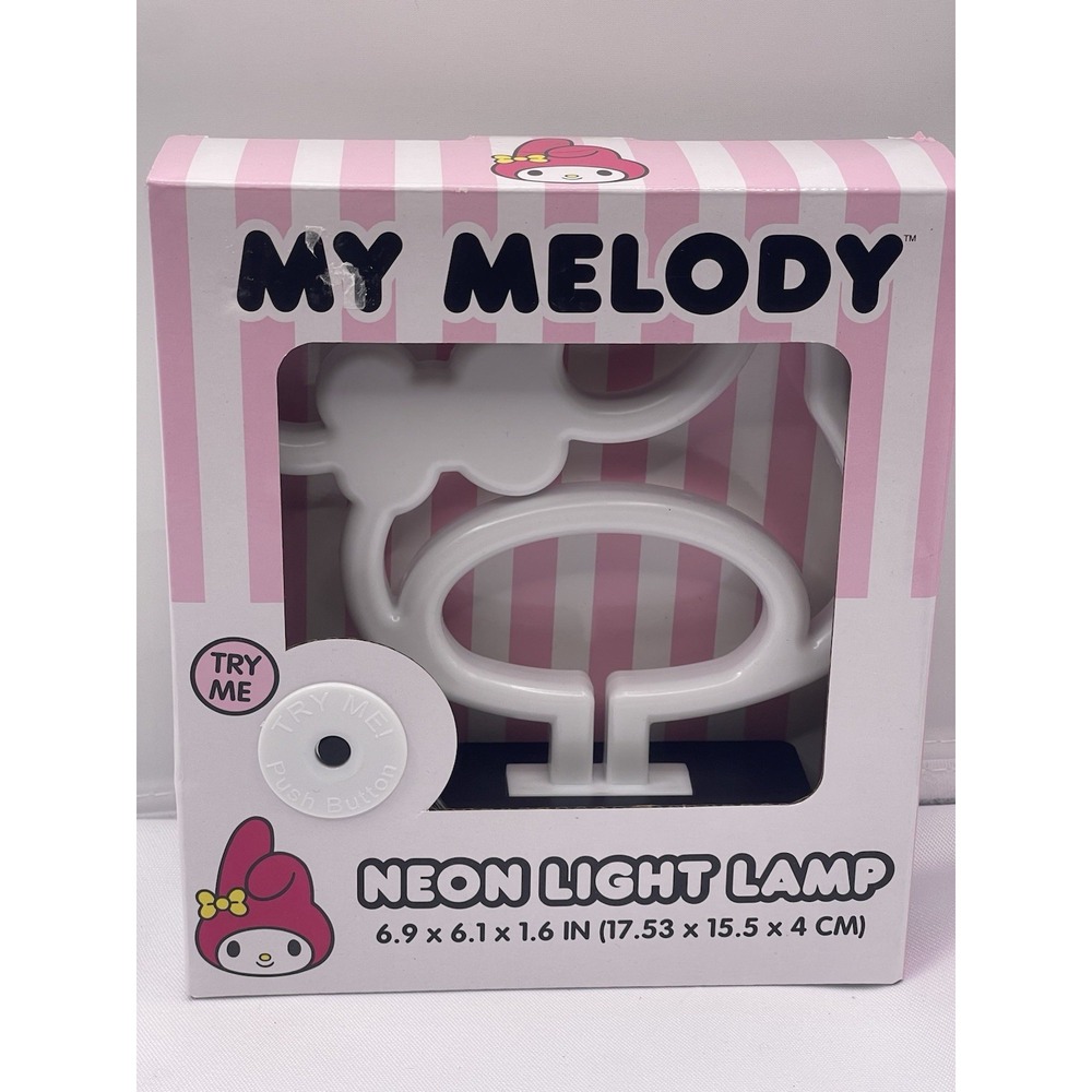 Hello Kitty And Friends My Melody 6.5 Inch LED Neon Mood Light‎ Brand New BinZ